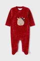 Mayoral Newborn Φόρμες με φουφούλα μωρού (2-pack) κόκκινο