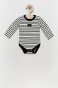czarny Calvin Klein Jeans body niemowlęce IN0IN00016.9BYY Dziecięcy