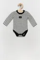 czarny Calvin Klein Jeans body niemowlęce IN0IN00016.9BYY Dziecięcy