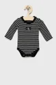 črna Calvin Klein Jeans body za dojenčka Otroški