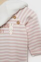 Chłopiec United Colors of Benetton pajacyk niemowlęcy bawełniany 3UABAT005.W różowy