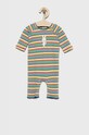 United Colors of Benetton pajacyk niemowlęcy bawełniany 3UABAT005.W czerwony AW22