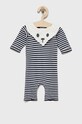 United Colors of Benetton Salopeta din bumbac pentru bebelusi albastru 3UABAT005.W