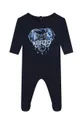 Φόρμες με φουφούλα μωρού Kenzo Kids 2-pack σκούρο μπλε