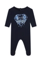 Overal pre bábätká Kenzo Kids 2-pak tmavomodrá