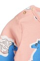 Chłopiec Mini Rodini body niemowlęce Horses 2274010828 różowy