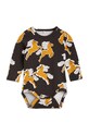 Mini Rodini body niemowlęce Horses czarny 2274010899