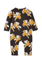 Mini Rodini rampers niemowlęcy Horses 2274011599 czarny AW22