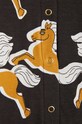Deklice Mini Rodini otroški pajac Horses 2274011599 črna