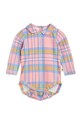 Mini Rodini body niemowlęce Check różowy 2274012428