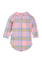 Mini Rodini gyerek body Check 2274012428 rózsaszín AW22