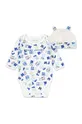niebieski Marc Jacobs body bawełniane niemowlęce Dziecięcy