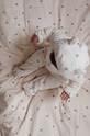 Хлопковый ромпер для младенцев Konges Sløjd NEWBORN ONESIE WITH HOOD KS2601