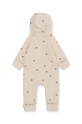 Мальчик Хлопковый ромпер для младенцев Konges Sløjd NEWBORN ONESIE WITH HOOD KS2601 бежевый