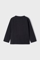 Mayoral longsleeve bawełniany dziecięcy 2007.3D.BABY szary AW22