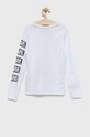 Jack & Jones longsleeve din bumbac pentru copii 12217803.White alb AW22