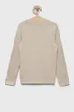 Jack & Jones longsleeve bawełniany dziecięcy beżowy