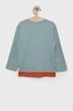 Dětské bavlněné tričko s dlouhým rukávem United Colors of Benetton 3096G104A.P modrá AW22