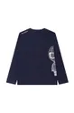 Detská bavlnená košeľa s dlhým rukávom Karl Lagerfeld  100 % Organická bavlna