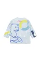 Dětská bavlněná košile s dlouhým rukávem Kenzo Kids světle modrá