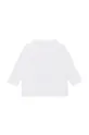 Dječja pamučna majica dugih rukava Kenzo Kids bijela
