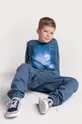 Παιδικό βαμβακερό μακρυμάνικο Coccodrillo σκούρο μπλε