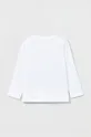 Dječja pamučna majica dugih rukava OVS bijela