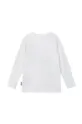 Detská bavlnená košeľa s dlhým rukávom Reima biela