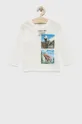 biela Detská bavlnená košeľa s dlhým rukávom Tom Tailor Chlapčenský