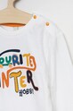 Chłopiec Birba&Trybeyond longsleeve bawełniany niemowlęcy 999.54036.00. biały