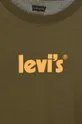Levi's gyerek pamut hosszú ujjú felső zöld