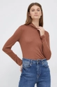 brązowy Vero Moda longsleeve Damski