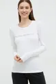λευκό Longsleeve Emporio Armani Underwear Γυναικεία