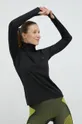 μαύρο Μακρυμάνικο μπλουζάκι για τρέξιμο adidas Performance Γυναικεία