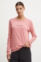 Columbia longsleeve din bumbac 2013481 roz AW24