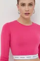 ružová Tričko s dlhým rukávom Guess CARRIE