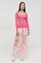 Guess longsleeve KARLEE W2YP46.KBCO2 różowy SS24