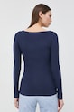 Oblačila Majica z dolgimi rokavi Guess W2YP46.KBCO2 mornarsko modra