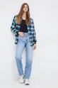 Pepe Jeans top a maniche lunghe in cotone nero