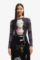 czarny Desigual longsleeve Damski