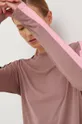 vijolična Majica z dolgimi rokavi za tek adidas Performance Color Block