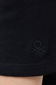 United Colors of Benetton longsleeve din bumbac 3GA2E16A1.100 negru