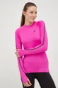 ροζ Μακρυμάνικο μπλουζάκι για τρέξιμο 4F Γυναικεία