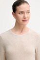Odzież United Colors of Benetton longsleeve 3ZQM3M858.100 beżowy