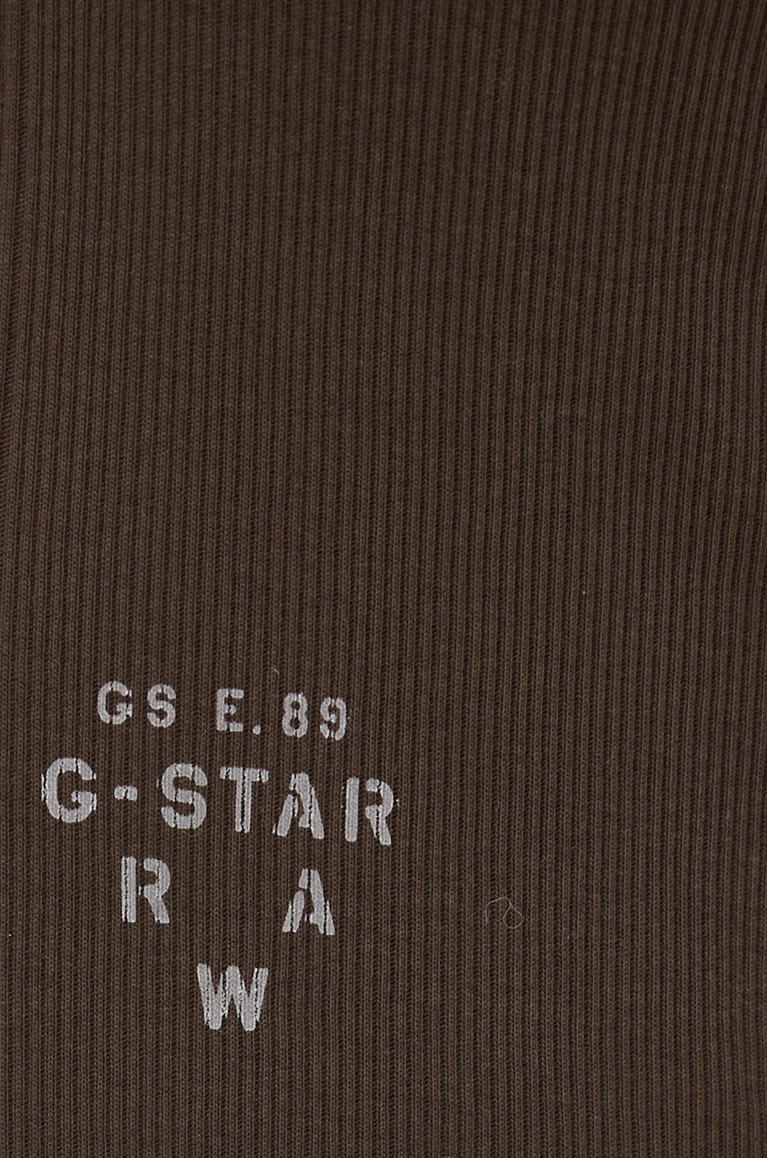 cafea G-Star Raw longsleeve din bumbac