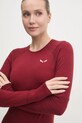 Функціональний лонгслів Salewa Cristallo бордо 00.0000028206