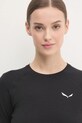 Одежда Функциональный лонгслив Salewa Cristallo 00.0000028206 чёрный
