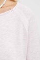 American Vintage longsleeve bawełniany T-SHIRT ML COL BATEAU SON31G różowy