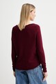 Odzież American Vintage longsleeve bawełniany SON31G bordowy