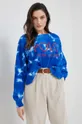 μπλε Βαμβακερή μπλούζα Polo Ralph Lauren Γυναικεία